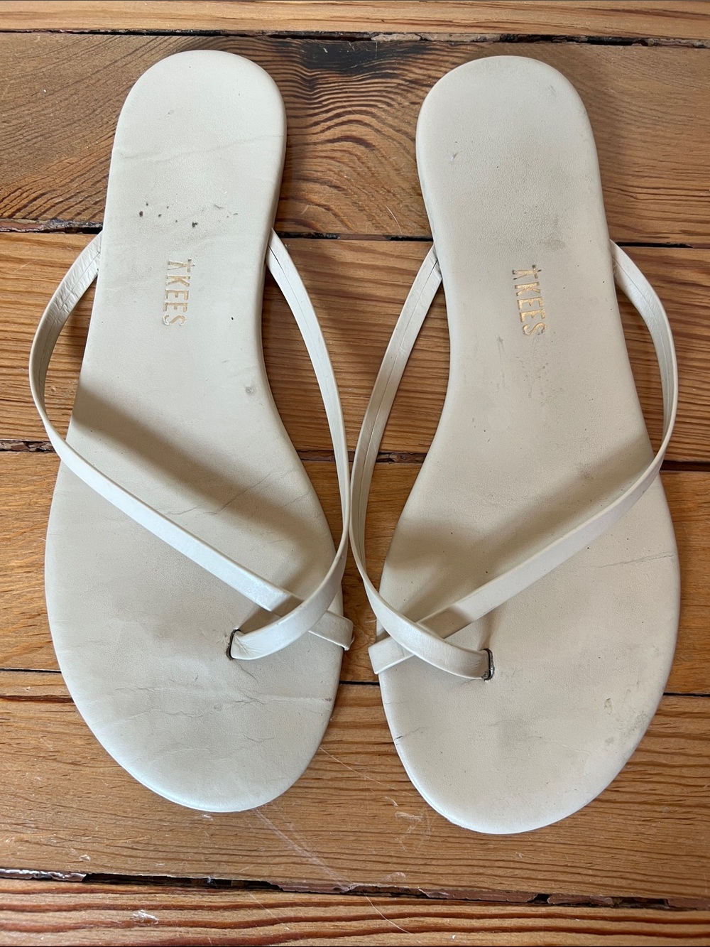 TKEES Riley Sandal Flips - Linen - Picture 3 of 8